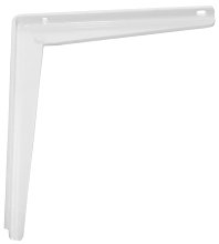 Hyllebrakett T-profil 200 x 250 mm hvit